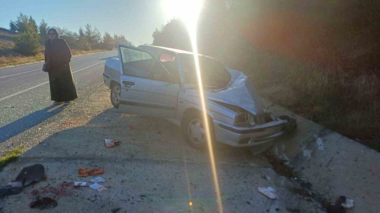 Bilecik’te çift taraflı trafik kazası: 2 yaralı