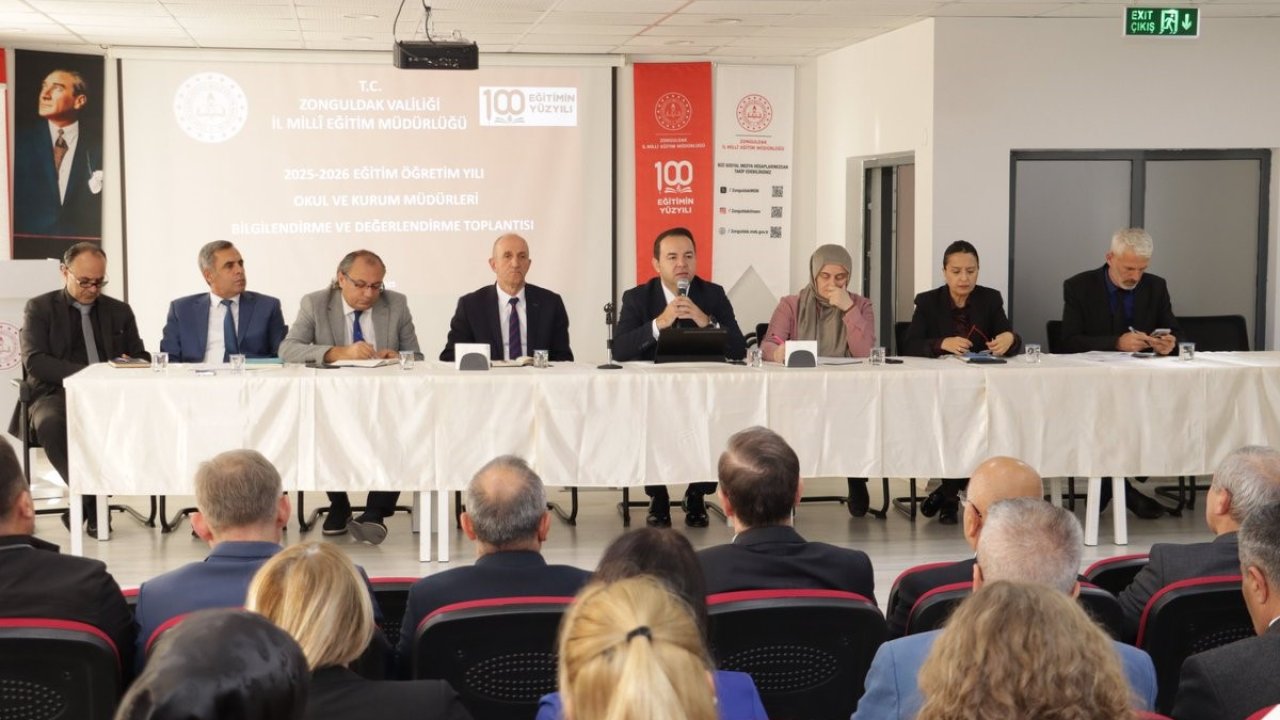 Zonguldak’ta okul ve kurum müdürleri değerlendirme toplantısı yapıldı