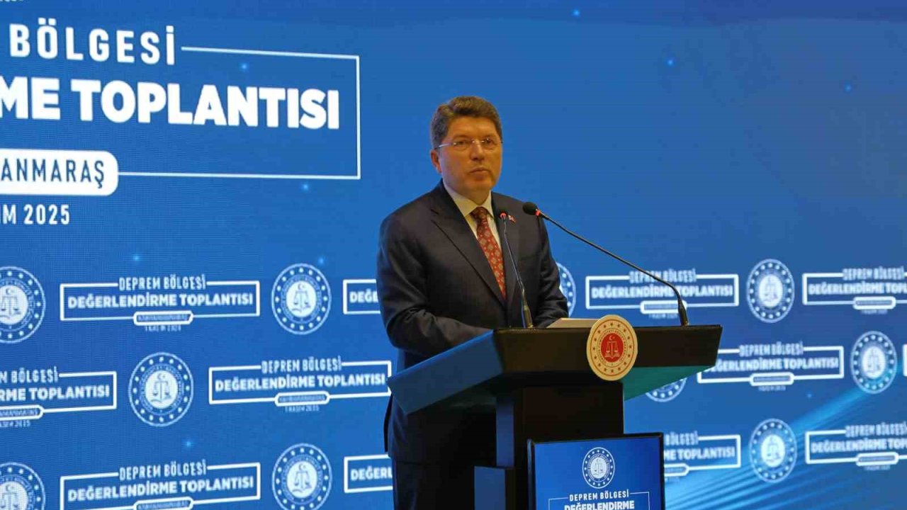 Adalet Bakanı Yılmaz Tunç: "Deprem bölgesinde 2 bin 591 ceza davası açıldı"