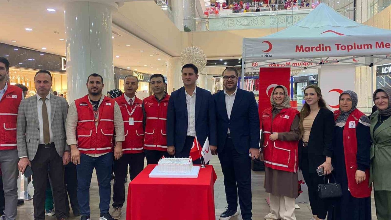 Kızılay Haftası Mardian Mall’da kutlandı