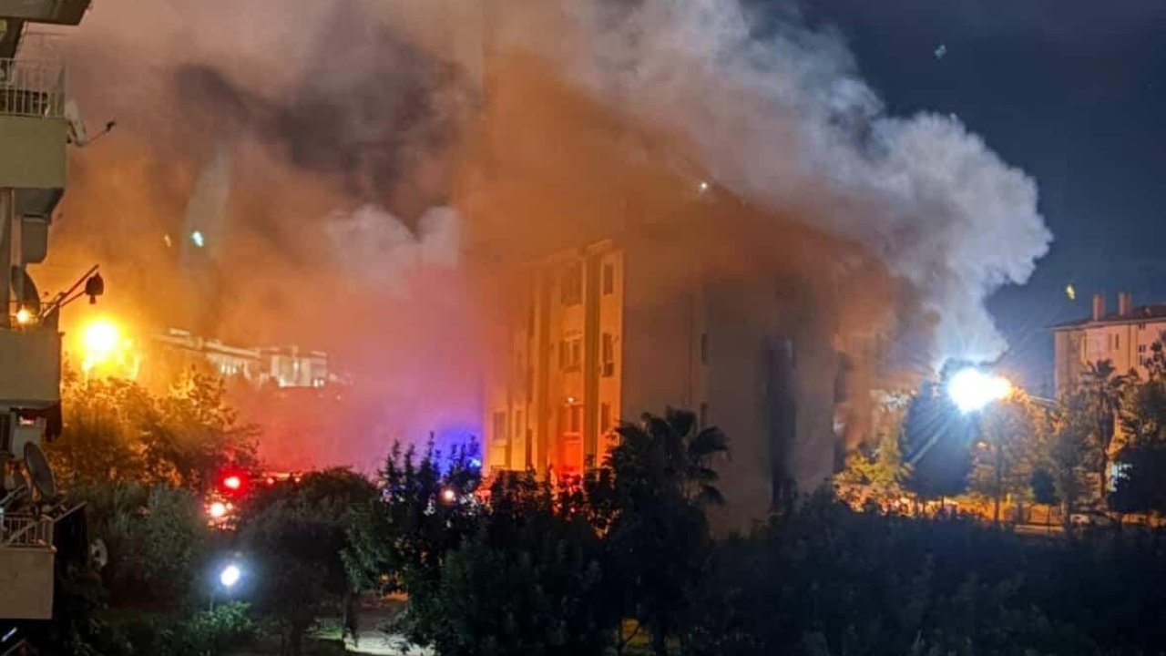 Osmaniye’de ev yangını