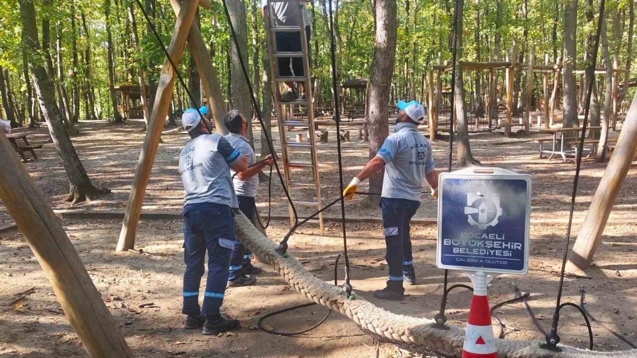 Ormanya’daki çocuk oyun alanlarına periyodik bakım