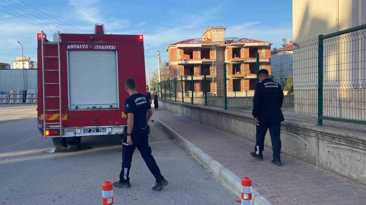 Okulda yangın alarmı paniğe sebep oldu