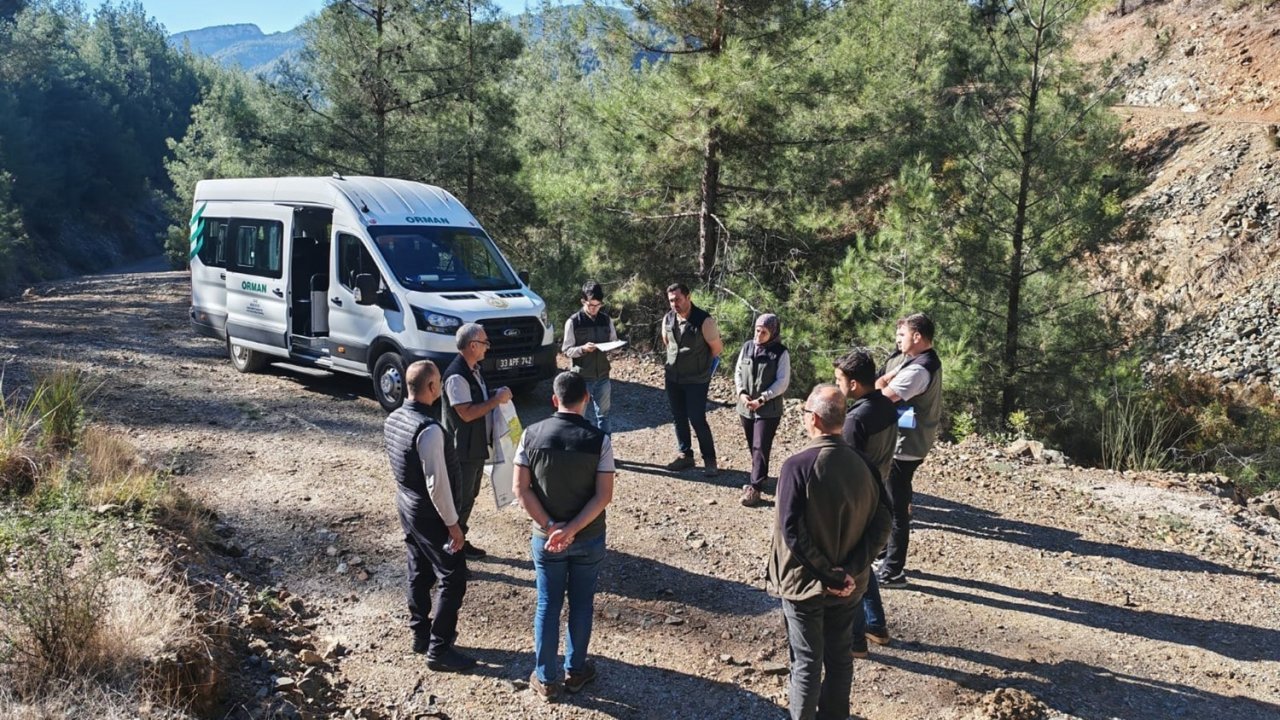 Mersin Orman Bölge Müdürlüğü’nde saha eğitimleri devam ediyor