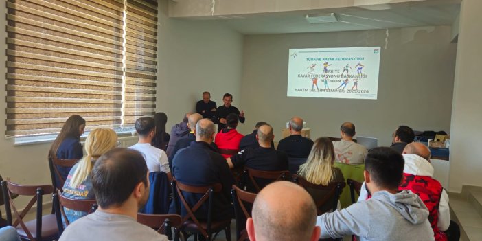 Biatlon Hakemleri Sarıkamış’ta Buluştu