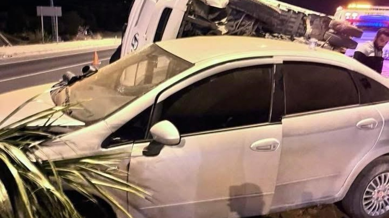 Kamyonet ile otomobil çarpıştı: 4 yaralı