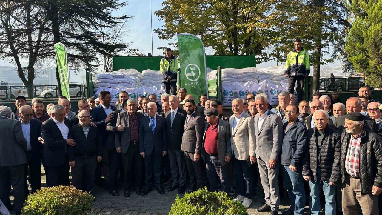 Bursa Büyükşehir’den çiftçilere 47 ton buğday tohumu desteği