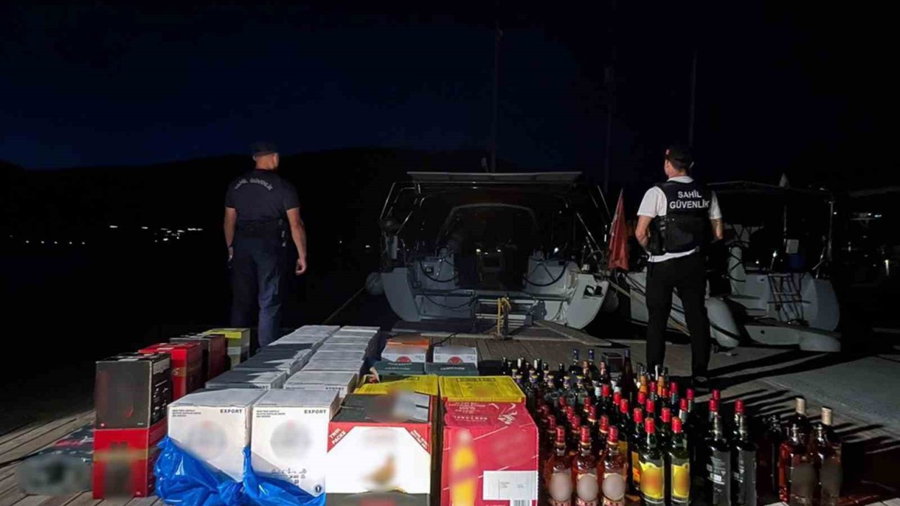 Sahil Güvenlikten lüks teknelere uyuşturucu operasyonu