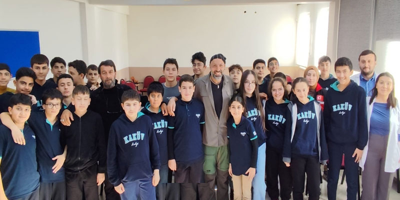 Kars'ta Gaziler,  Öğrencilere ''Kahramanlık'' hikayelerini anlattı!