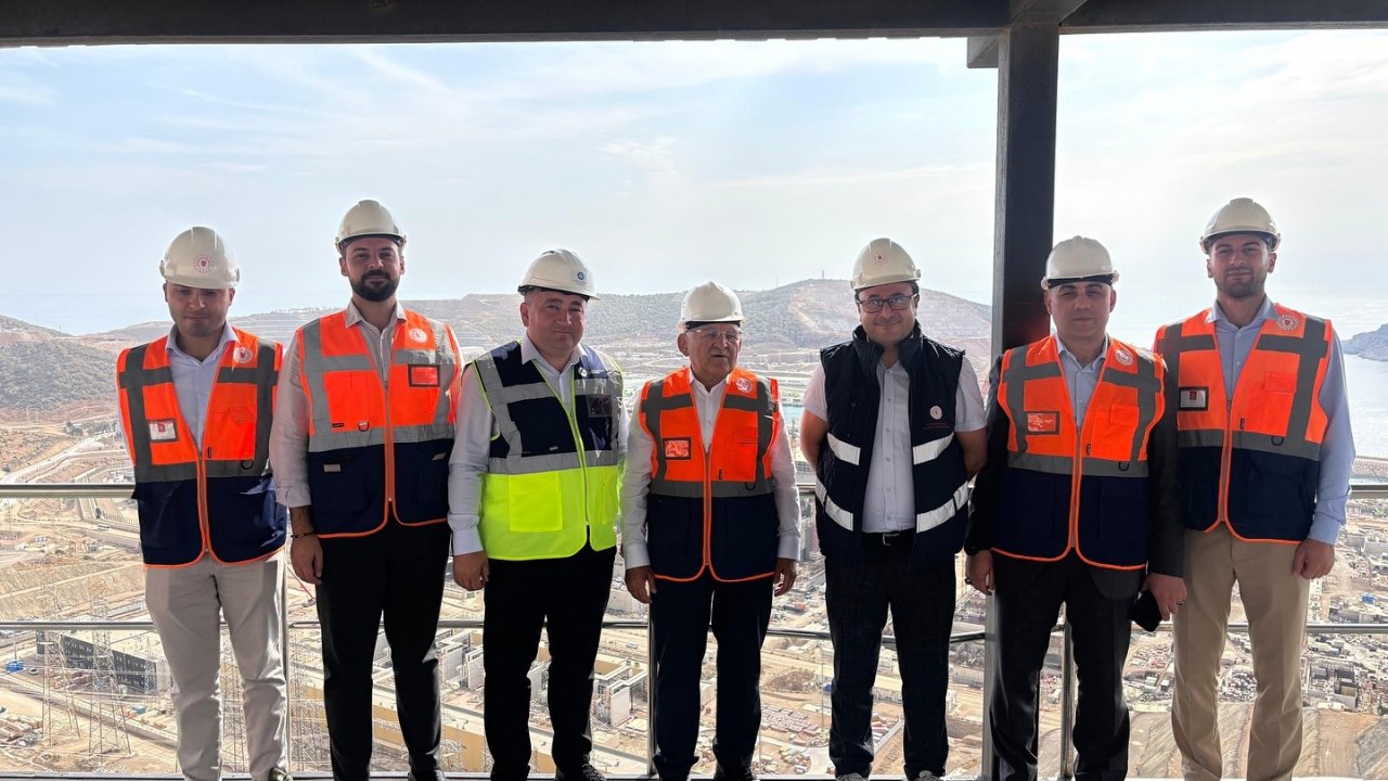 Başkan Büyükkılıç; Akkuyu Nükleer Güç Santrali’ni inceledi