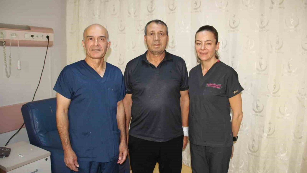 Devlet Hastanesi’nde bir ilk, aort damarı kapalı yöntemle tedavi edildi