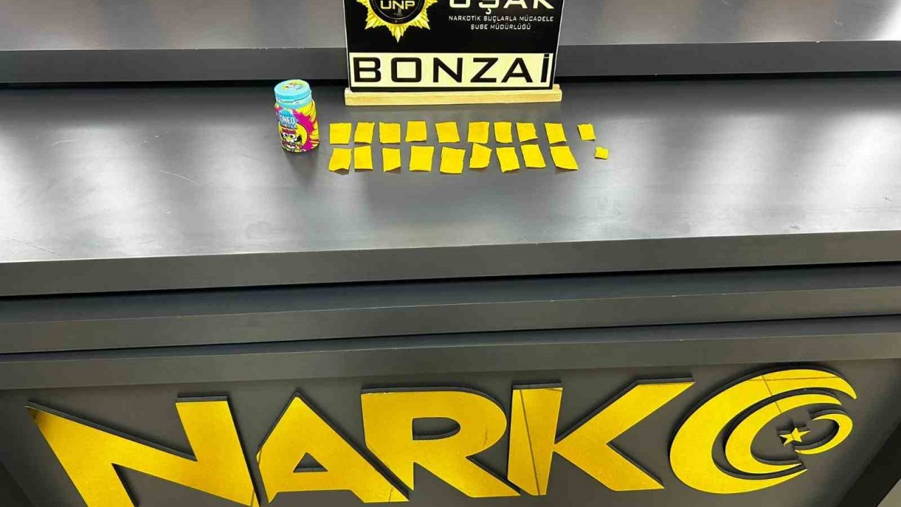 Uşak’ta çok sayıda uyuşturucu madde ele geçirildi