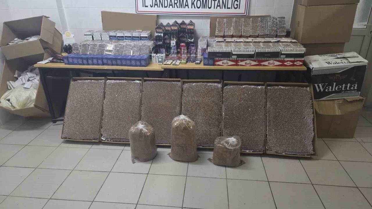 Didim’de 1,4 milyon değerinde kaçak sigara ele geçirildi