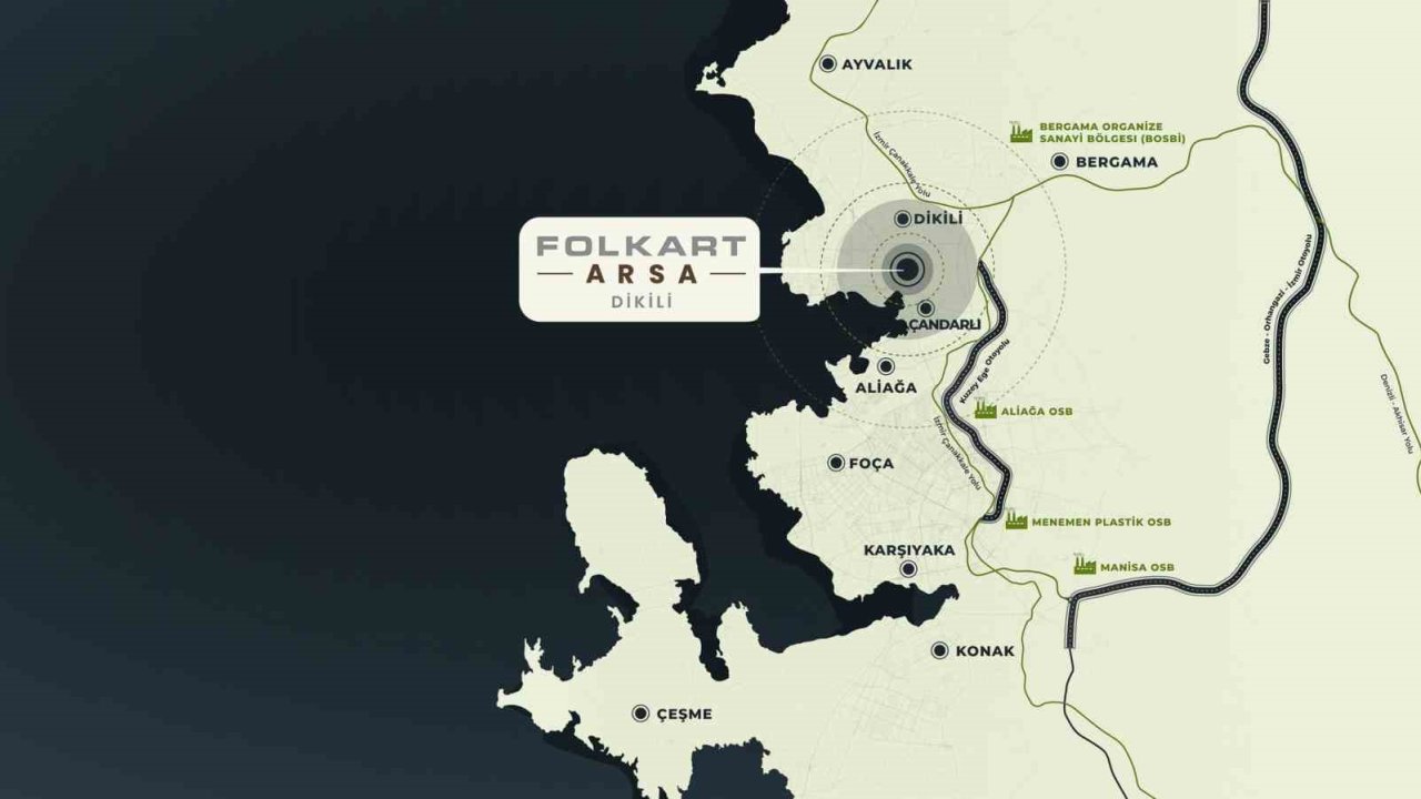 Folkart, Dikili’de 518 villa imarlı parseli satışa sundu