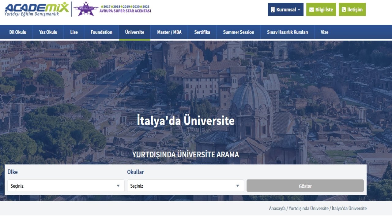 İtalya’da Üniversite Eğitimi ile Sanatın Kalbine Yolculuk