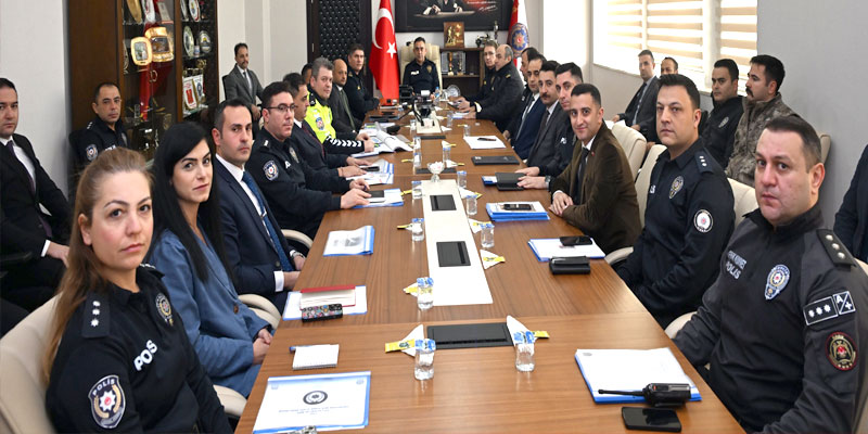 Kars Emniyet Müdürlüğü’nde Genel Değerlendirme Toplantısı Yapıldı