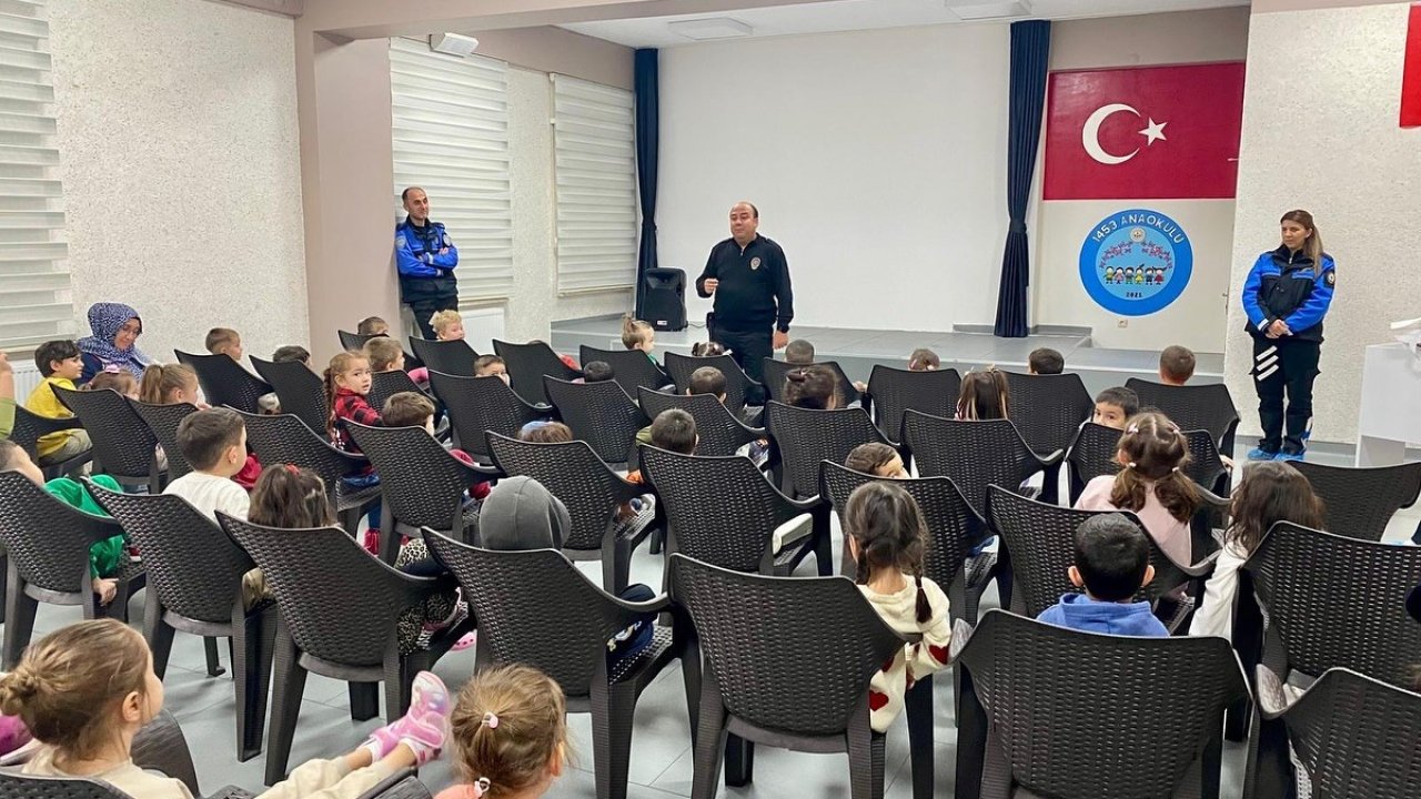 Kütahya’da minik öğrencilere suçtan korunma yöntemleri anlatıldı
