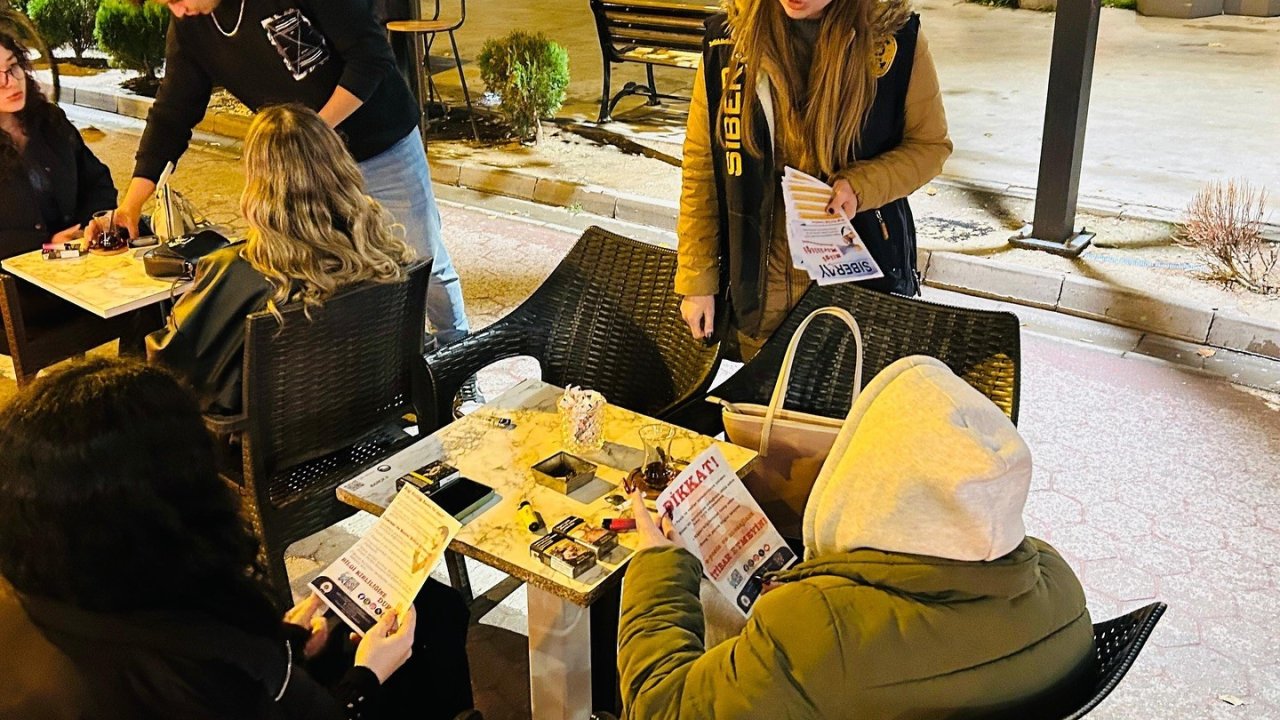 Kütahya’da vatandaşlar siber suçlara karşı bilgilendirildi