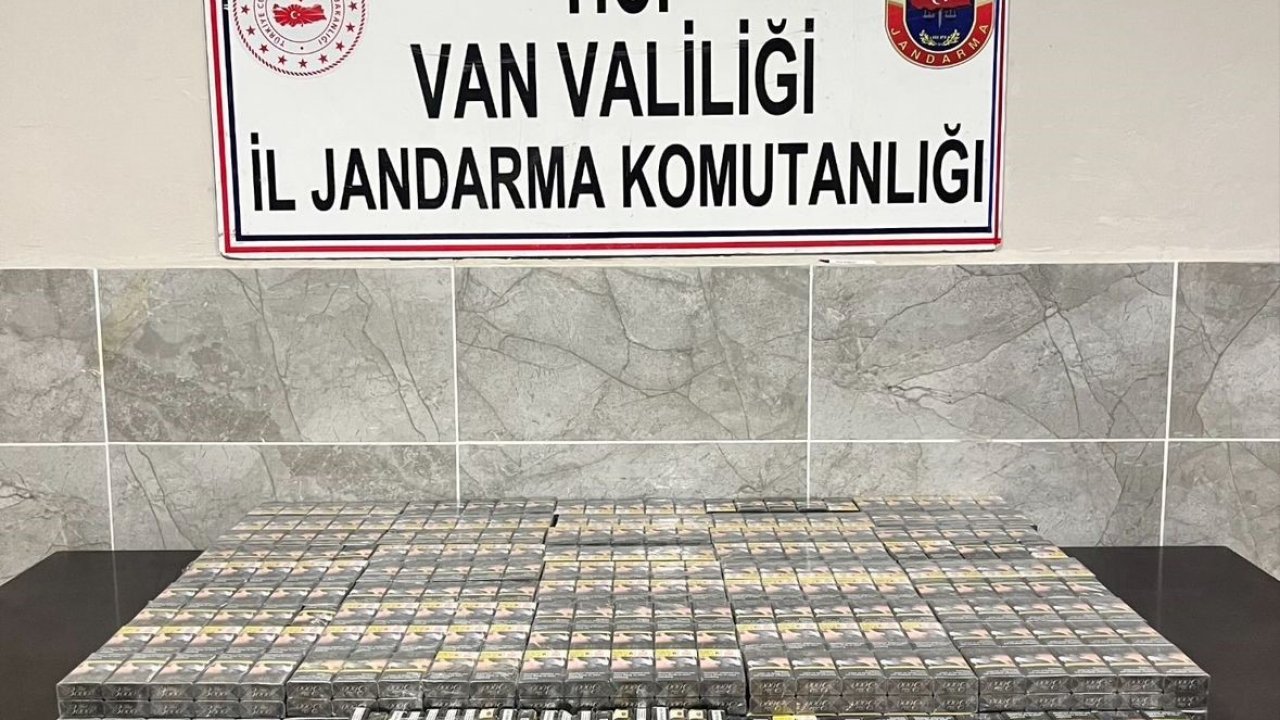 Van’da 3 bin 75 paket kaçak sigara ele geçirildi