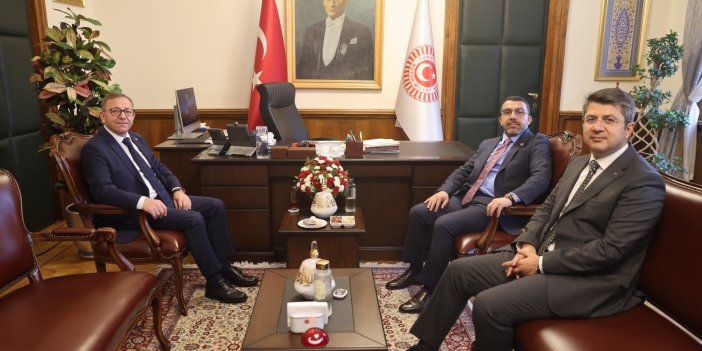 Çalkın ve Polat  TBMM Genel Sekreteri’ni Ziyaret etti