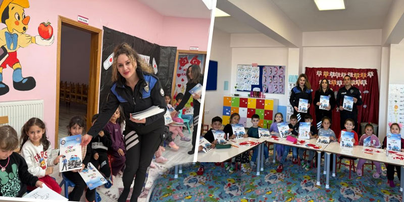 Kars’ta Minik Öğrencilere “Geleceğe Emniyetli Adımlar” Eğitimi