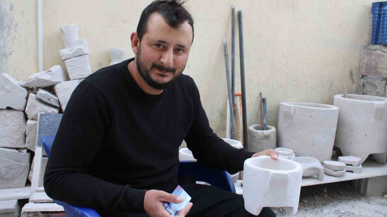 Bu taş sadece Kayseri’de çıkıyor