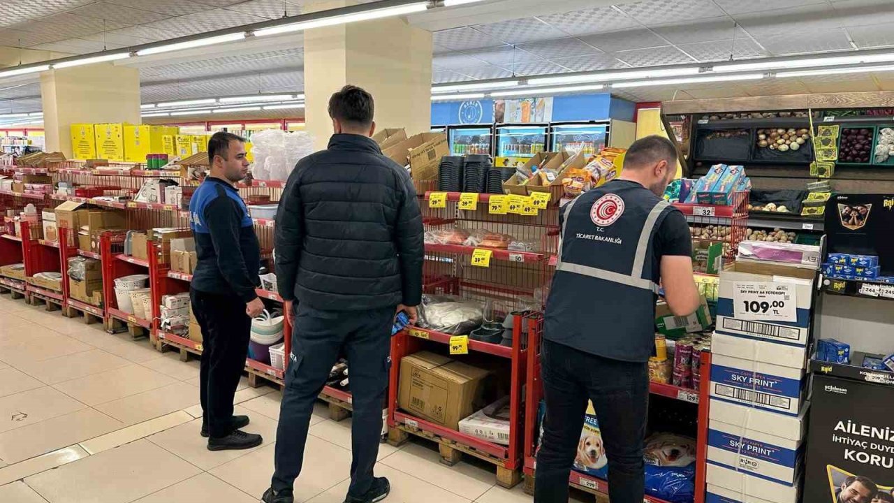 Siirt’te fiyat etiketi denetimleri devam ediyor