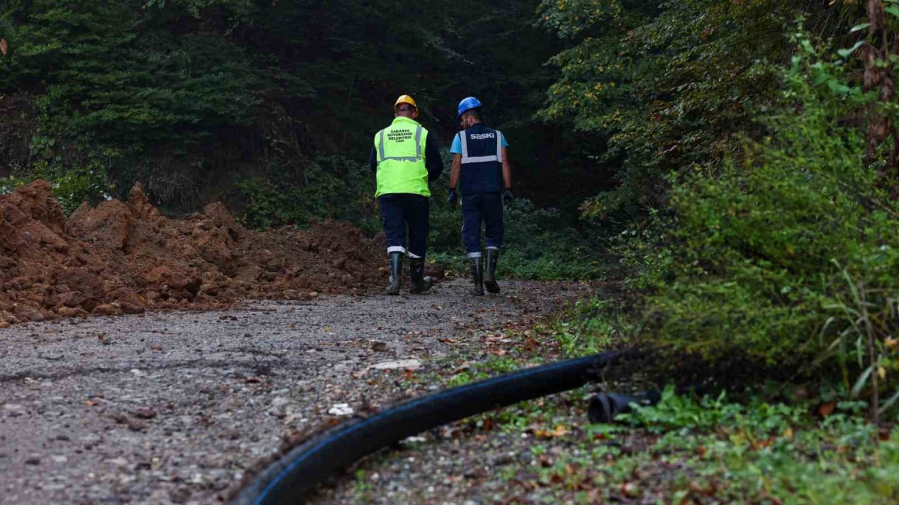 2 bin 800 metrelik hat ile Hendek Yarıca’nın içme su geleceği teminat altında