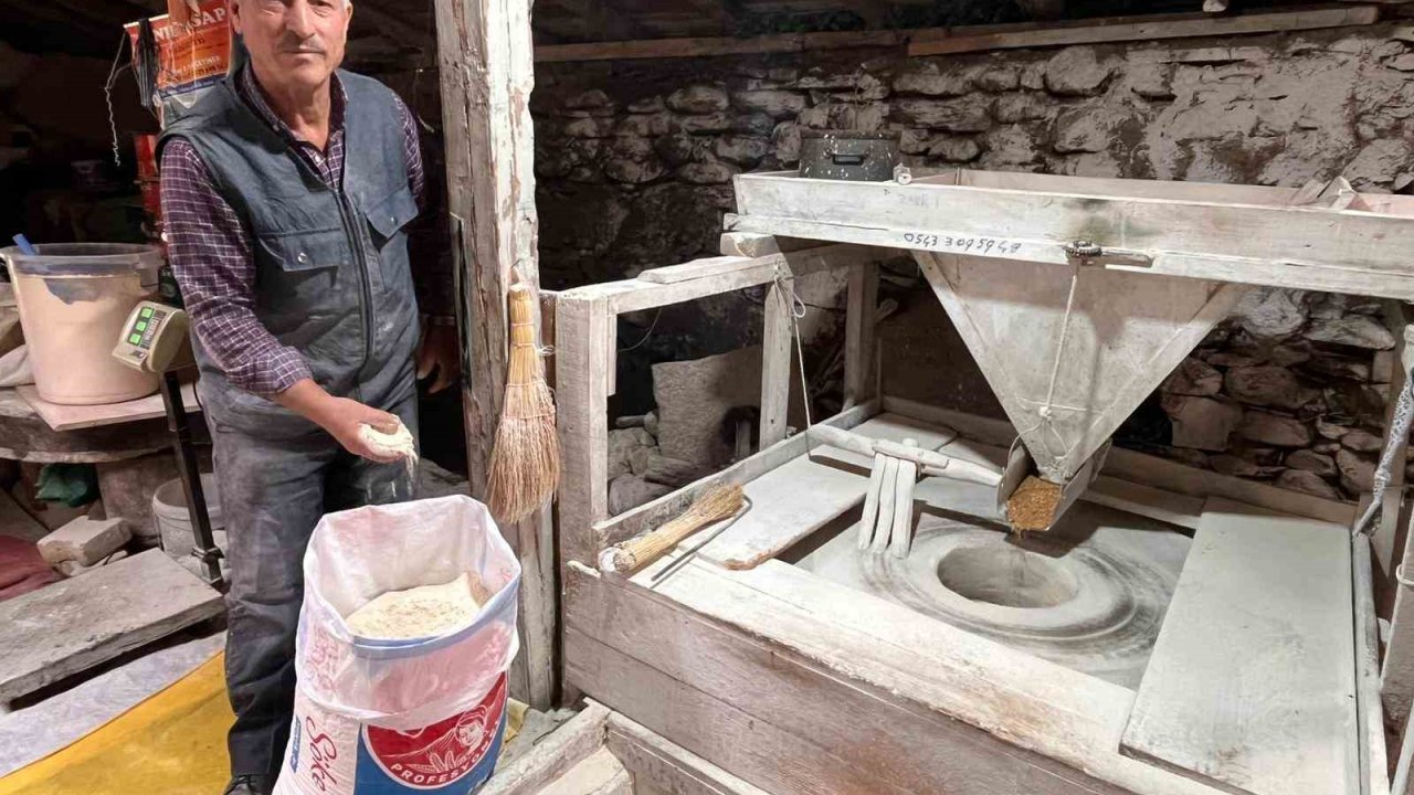 Muğla’da 300 yıllık su değirmeni hala çarklarını döndürüyor