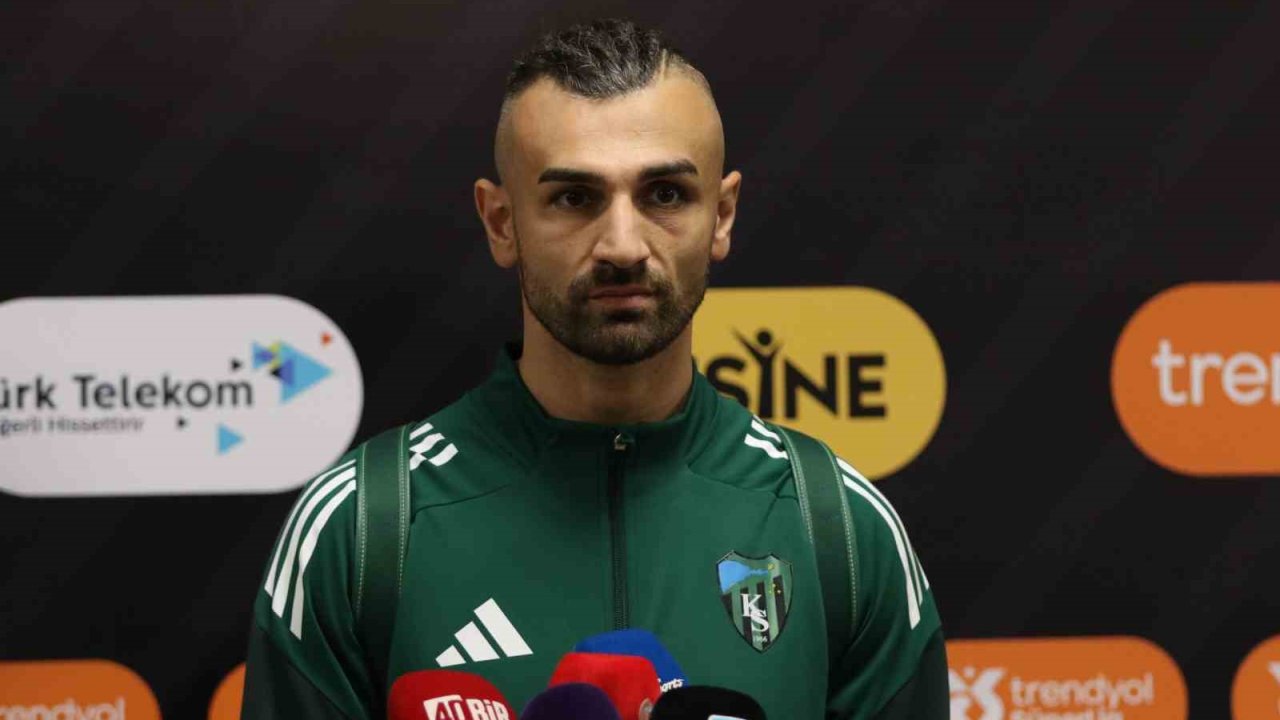 Serdar Dursun: "Kocaelispor ve taraftarı karşısında oynamak kolay değil"