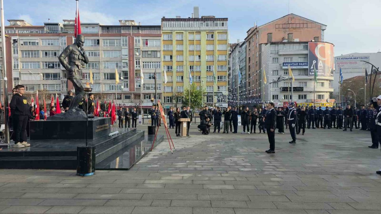 Gazi Mustafa Kemal Atatürk, vefatının 87. yıl dönümünde Kütahya’da düzenlenen törenle anıldı