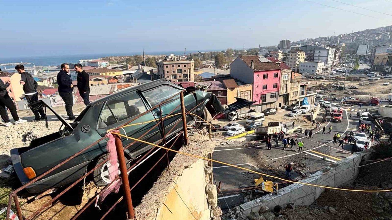 Belediyeye ait kamyonet az kalsın faciaya yol açıyordu
