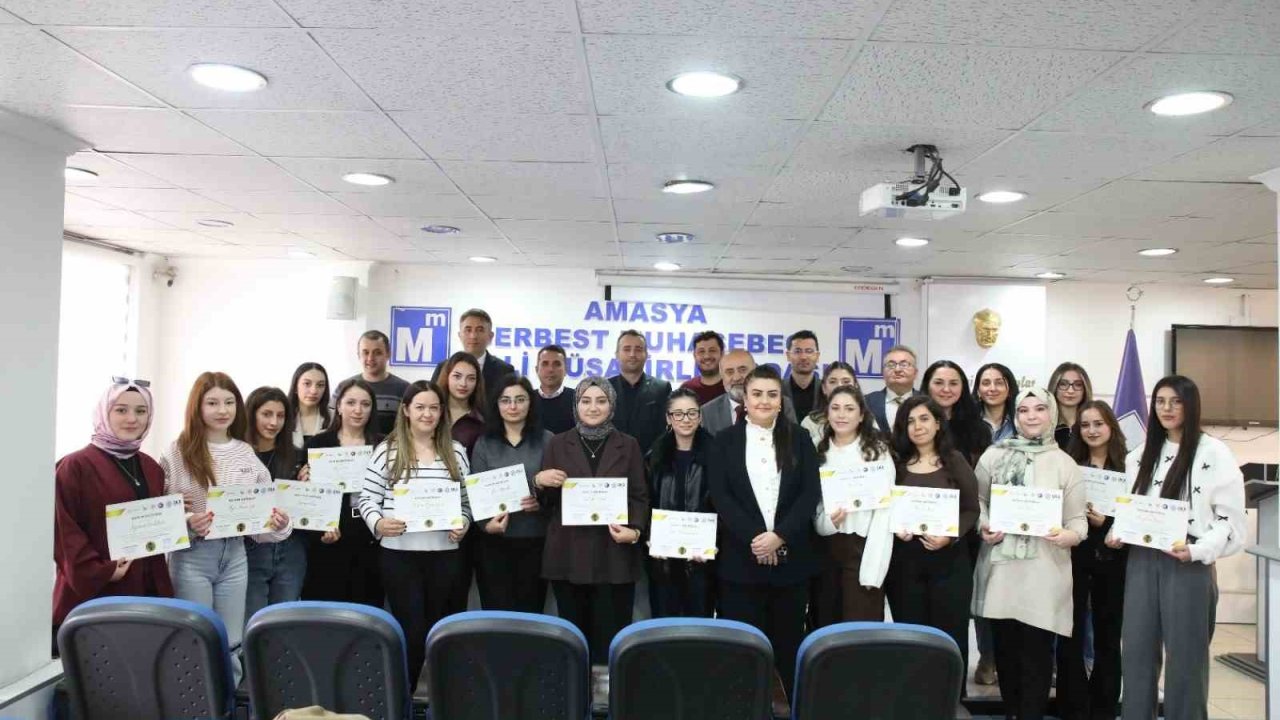 Amasya’da kadınlara yönelik dijital muhasebe eğitimi tamamlandı