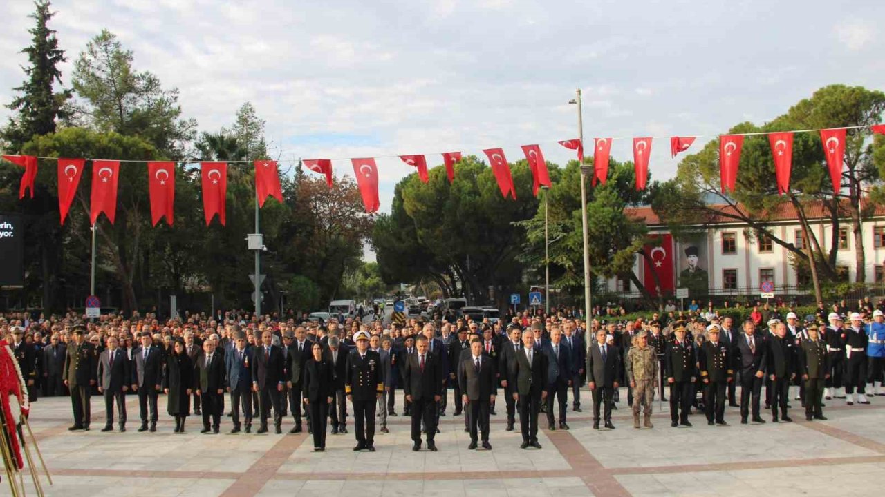 Muğla’da Atatürk, törenlerle anıldı