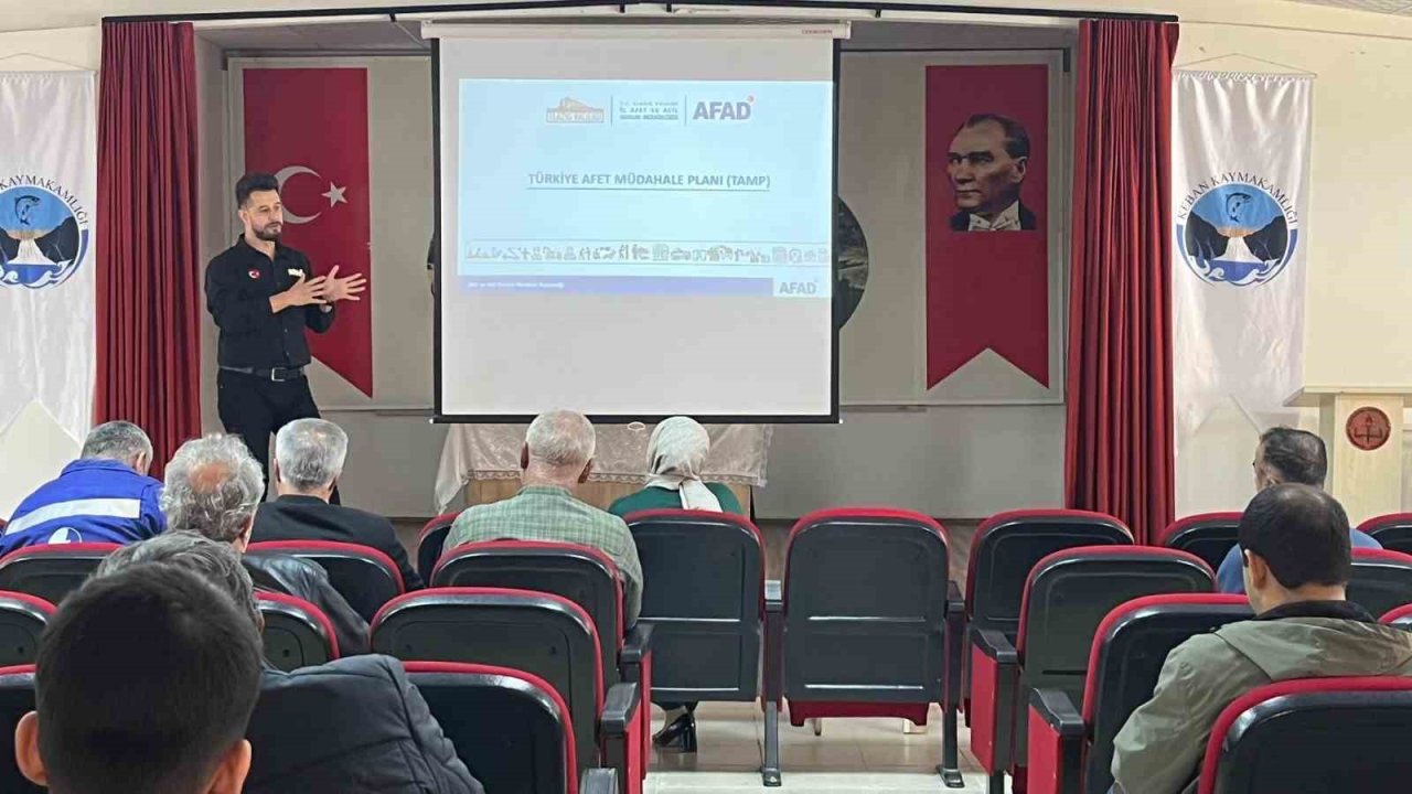 Keban’da afet planı ele alındı