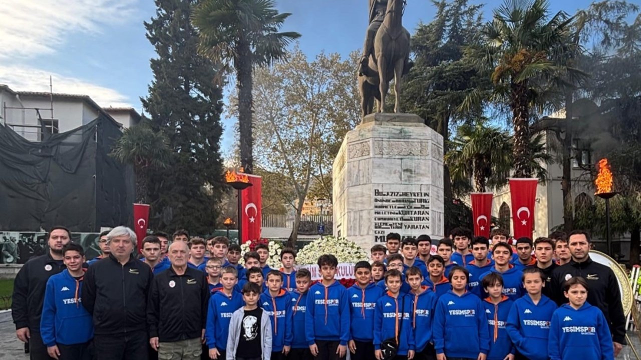 Yeşim Spor Kulübü’nden Ata’ya saygı