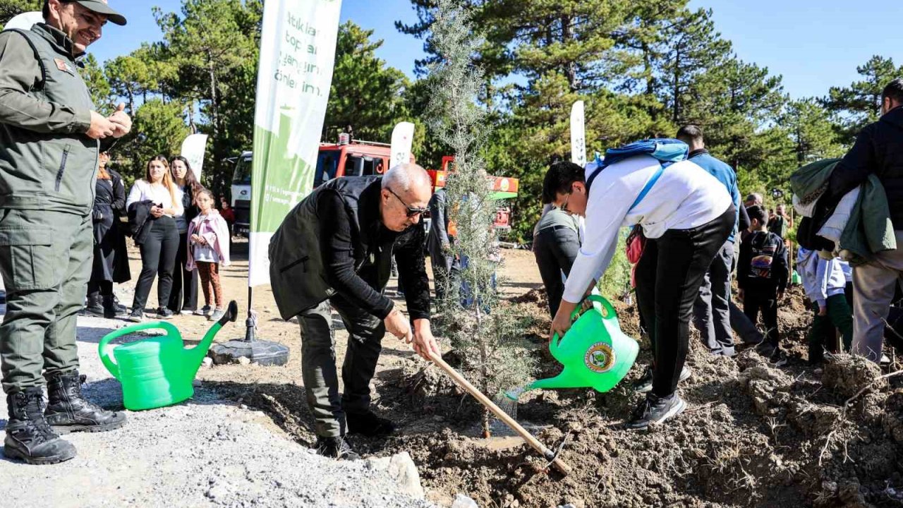 Çameli’de 11 Kasım Milli Ağaçlandırma Günü kapsamında fidanlar toprakla buluştu