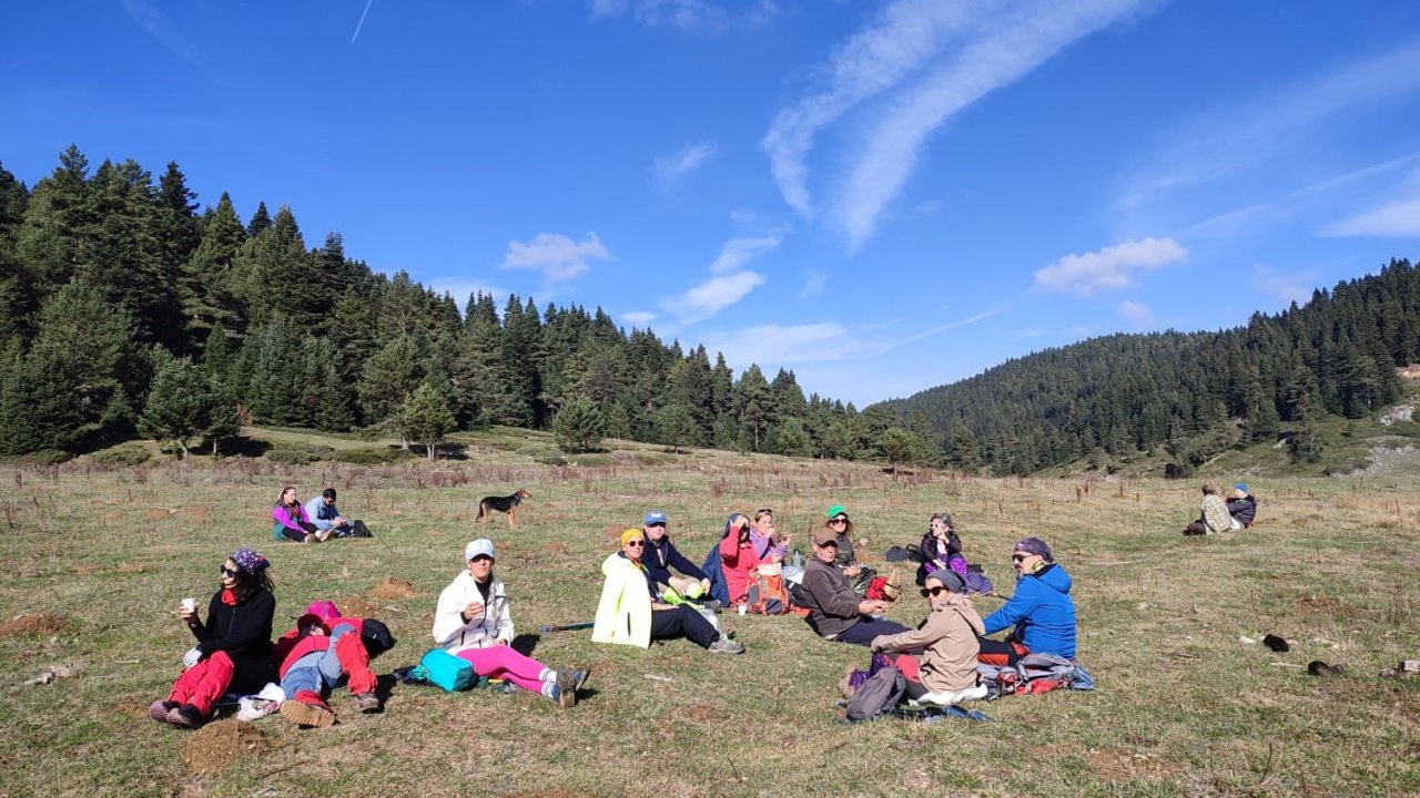 İstanbul’dan gelip Camiliyayla köyünde doğa yürüyüşü yaptılar