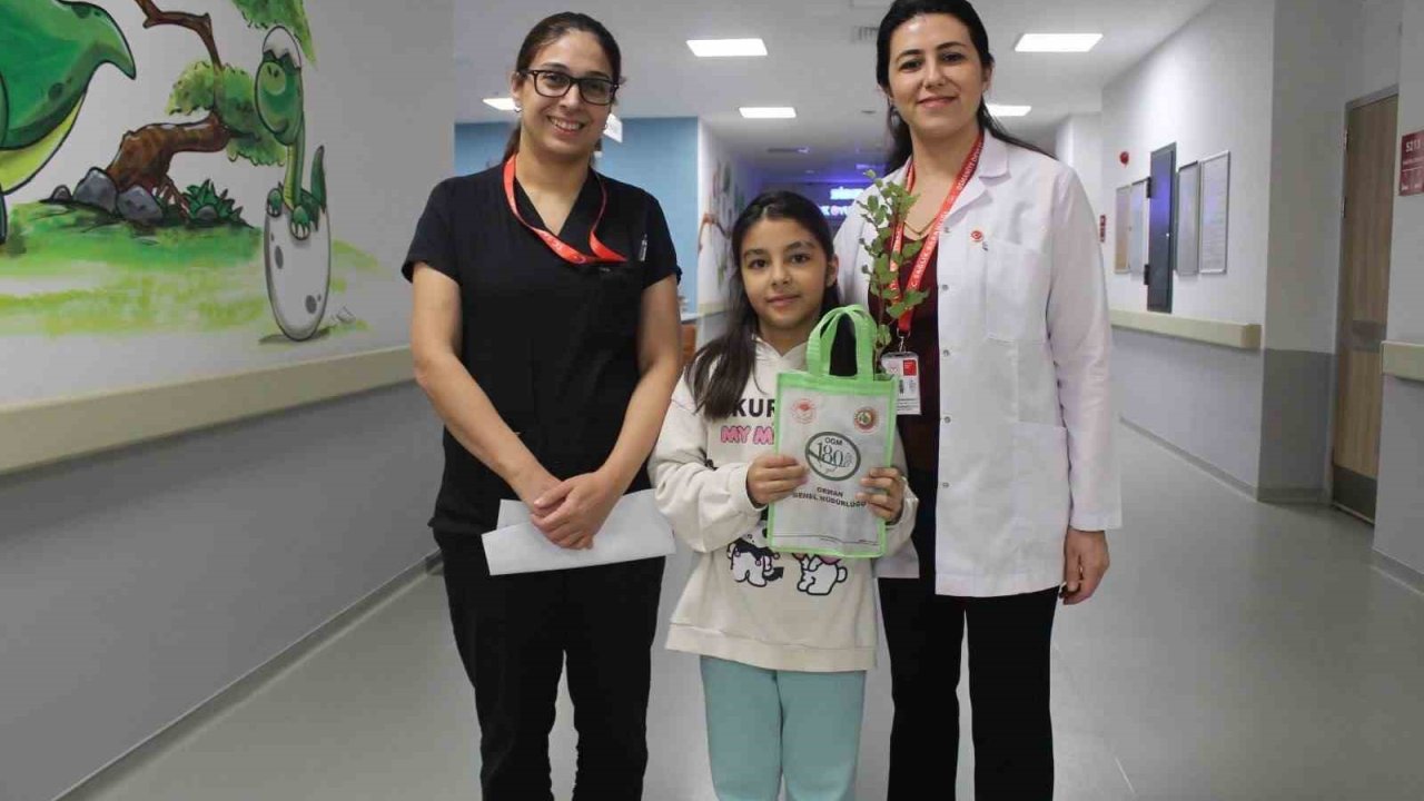 Osmaniye’de tedavi gören çocuklara "Her Çocuk Bir Fidandır" etkinliği