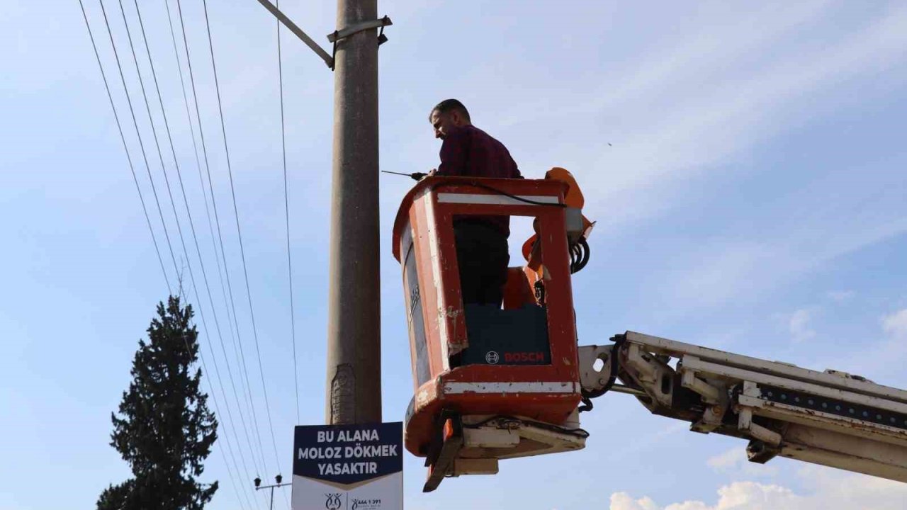 Nazilli Belediyesi’nden kaçak moloz dökümüne karşı kararlı adım