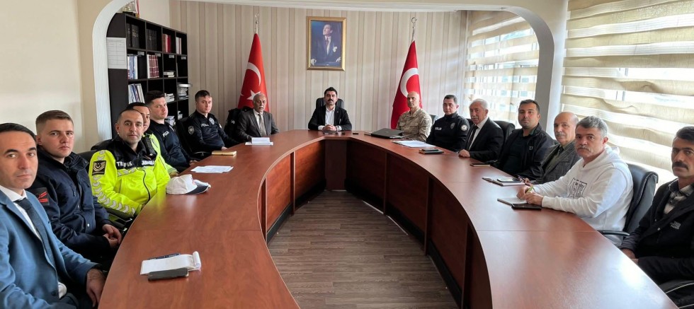 Susuz’da Kış Tedbirleri Toplantısı