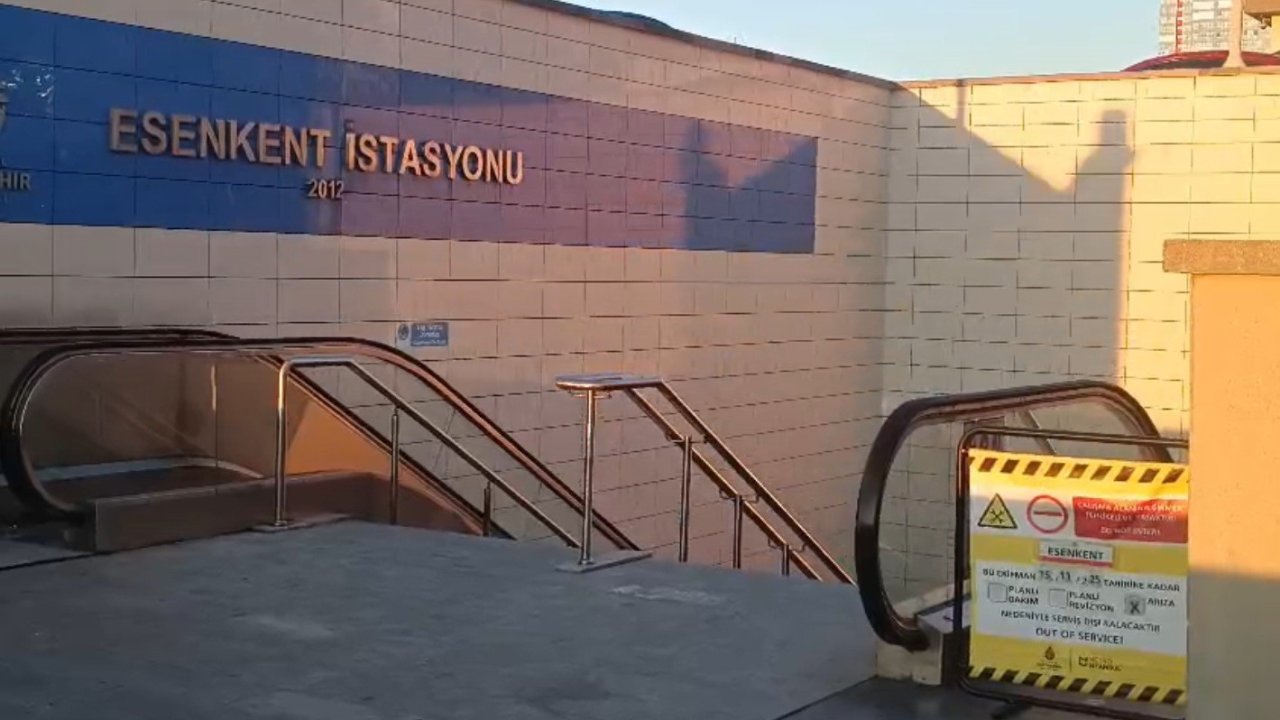 Maltepe Esenkent metrosunda bir yolcu intihara teşebbüs etti