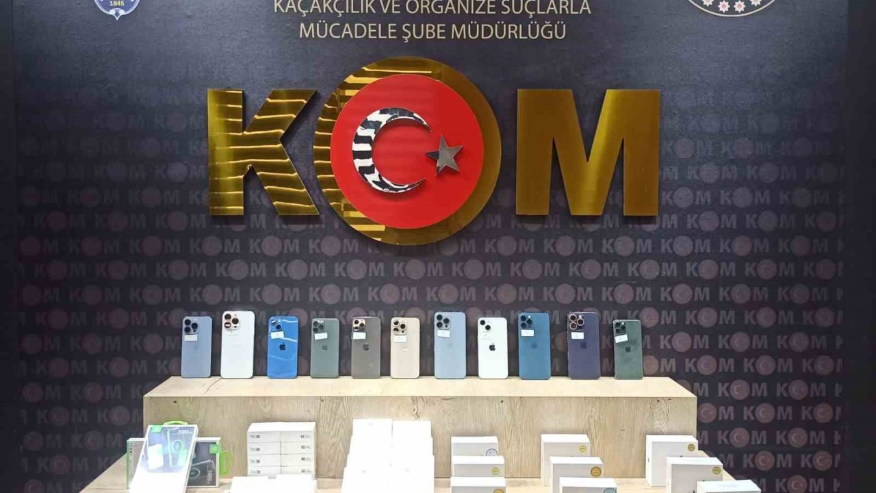 Kahramanmaraş’ta kaçak cep telefonu operasyonu