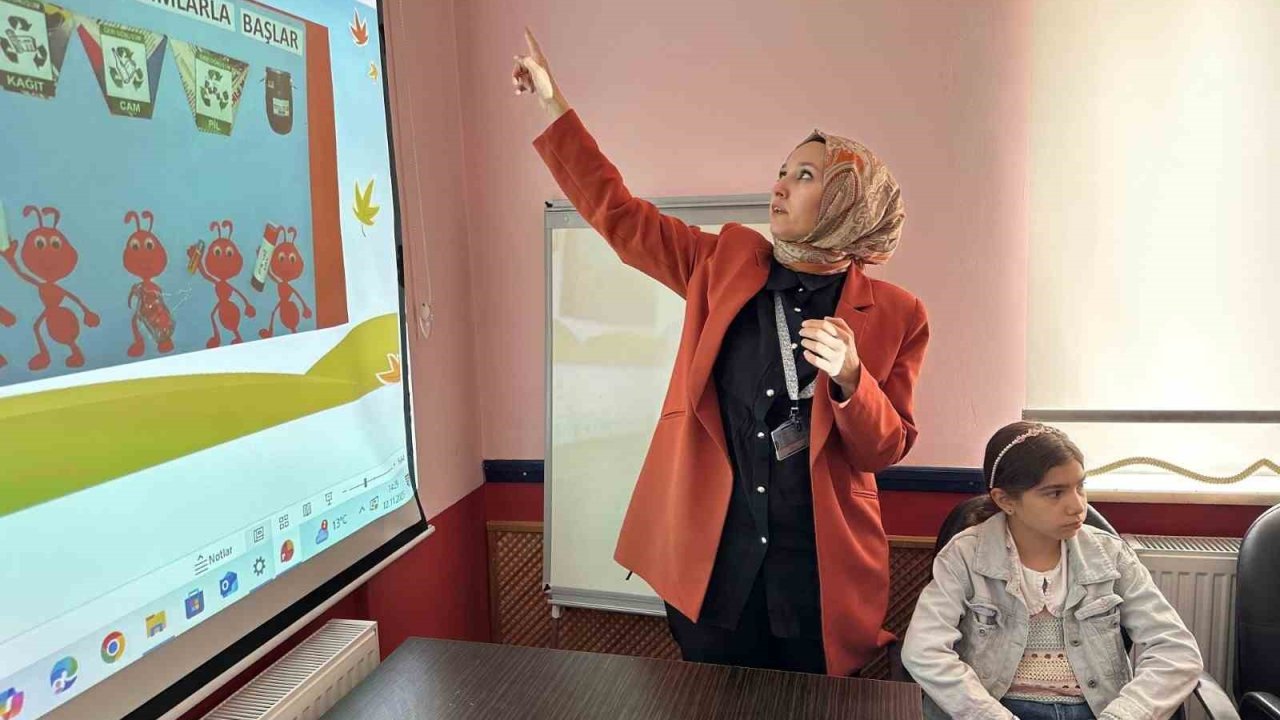 Kütahya Belediyesi’nden özel öğrencilere sıfır atık eğitimi