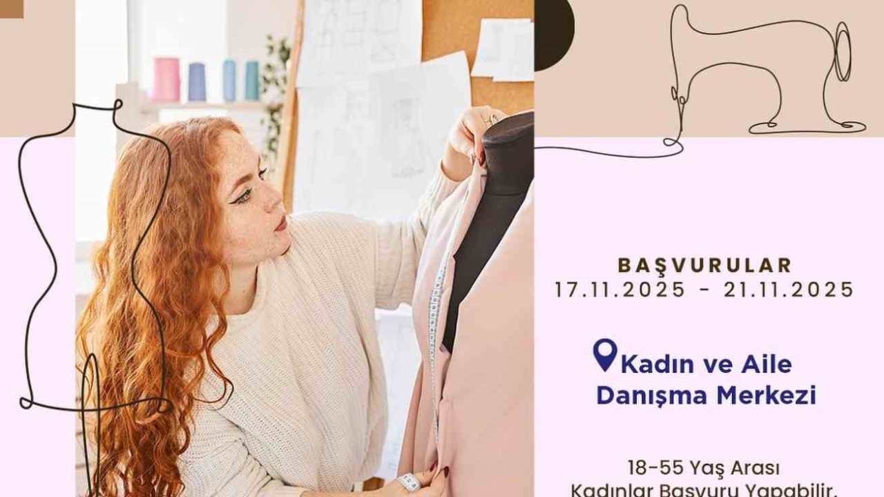 Didim Belediyesi’nden kadınlara özel moda tasarım ve dikiş eğitimi