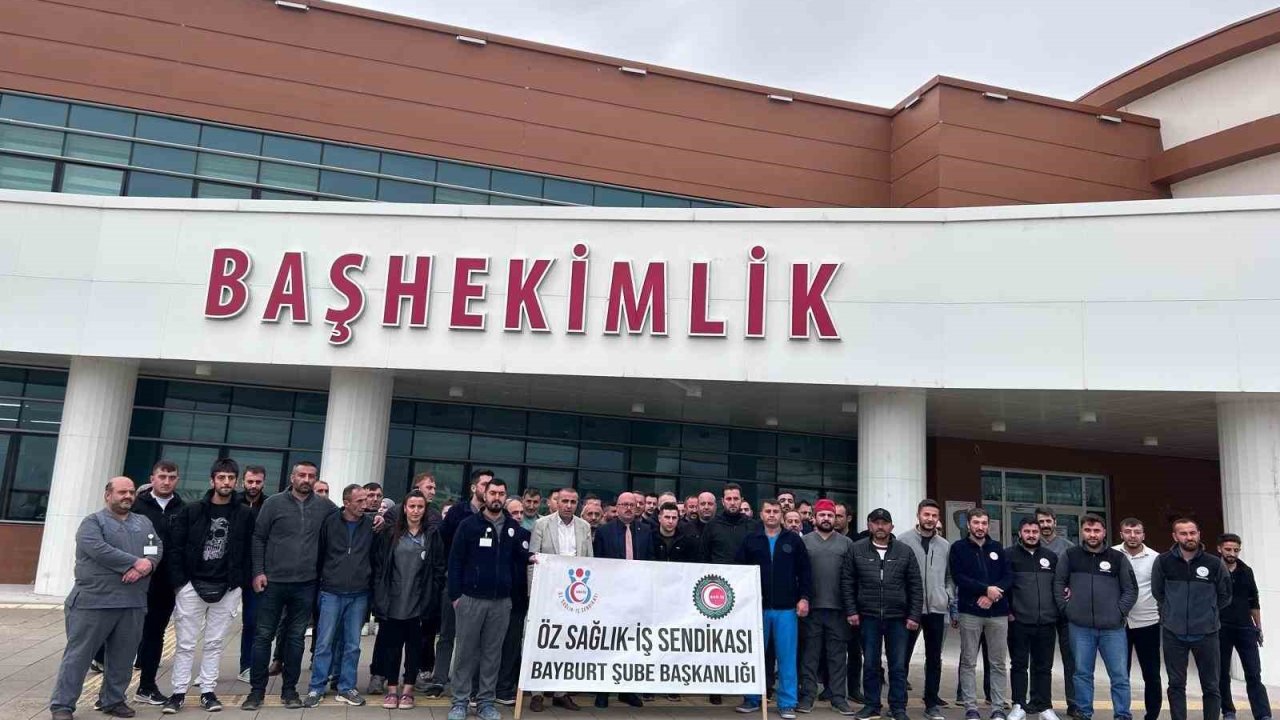 Bayburt Devlet Hastanesinde temizlik görevlisine şiddet iddiası