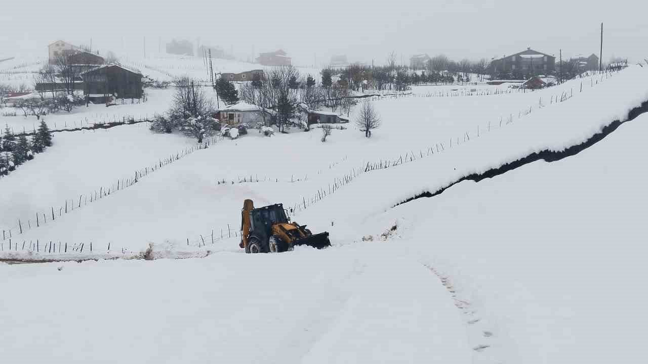 Ordu’da karla mücadele çalışmaları
