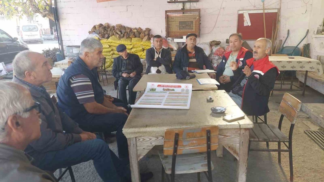 Koçarlı’da üreticilerle şap hastalığı ve tarımsal desteklemeler görüşüldü