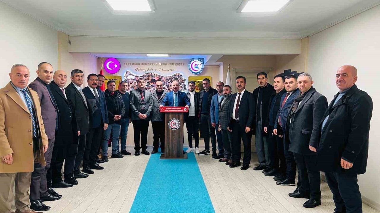 15 Temmuz Demokrasi Şehitleri, Gazileri ve Terör Mağdurları Derneği Genel Başkanı Gündüz: ’’Milli Savunma Bakanı Güler’in yanındayız’’