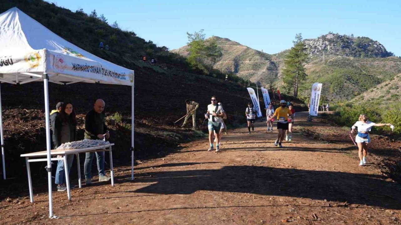 Marmaris Orman İşletme Müdürlüğü’nden Ultra Trail Maratonu’nda tohum atma etkinliği